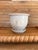 Vintage Crackle Glaze Ceramic Planter With Attached Saucer, French Country Style For Sale - Image 9 of 11