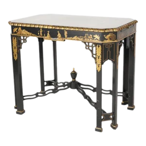 1970s Chinese Chippendale Side Table From John Widdicomb
