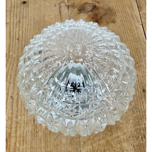1970s Vintage White Porcelain Ceiling Light, 1970s For Sale - Image 5 of 14