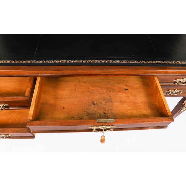 Antique Empire Ormolu-Mounted Desk, 19th Century For Sale - Image 13 of 18