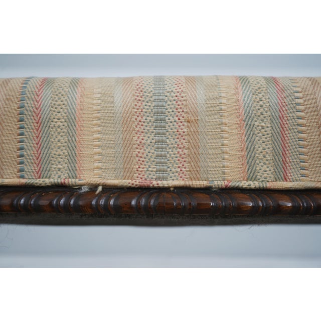 Drexel Heritage Mahogany Chippendale Style Window Bench For Sale - Image 11 of 15