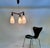 Danish Teak and Opaline Glass 3-Light Drop Hanging Lamp, 1950s For Sale - Image 15 of 16