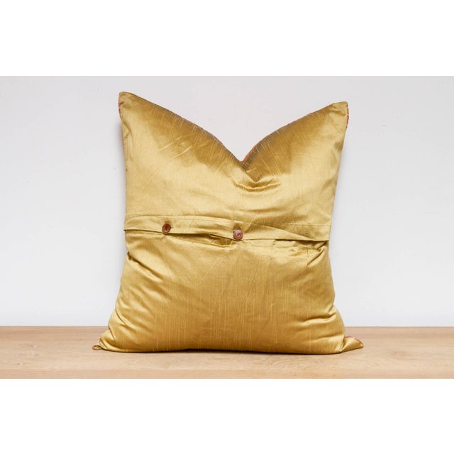 Firefly Festive Silk Euro Pillow Cover For Sale In Los Angeles - Image 6 of 7