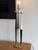 Brass Vintage Mid Century Table Lamp W/ Shade For Sale - Image 8 of 10