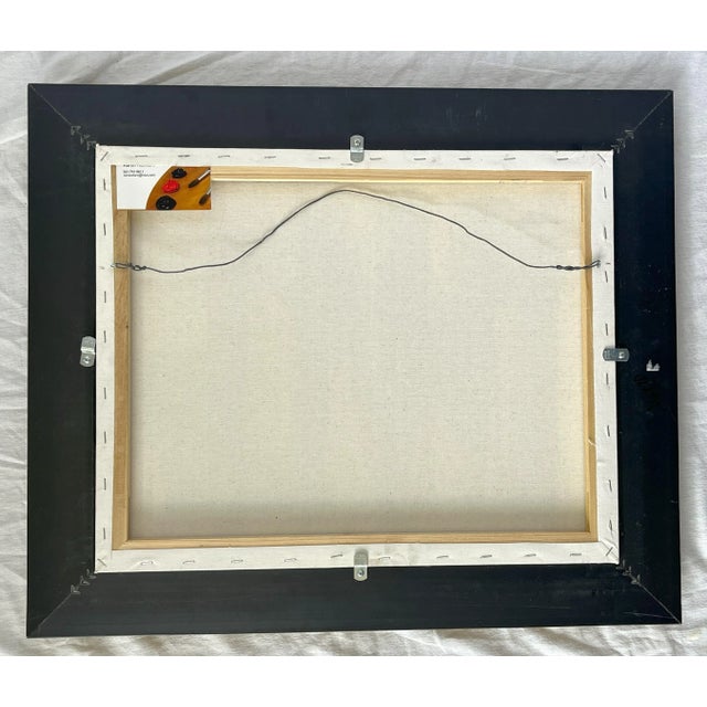 Signed Original Painting by Karen Reinhart (American, 1938-2023) Titled 'Flower Power' For Sale - Image 12 of 12