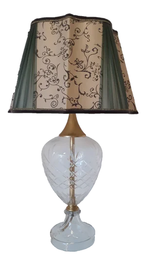 Vintage Crystal Table Lamp