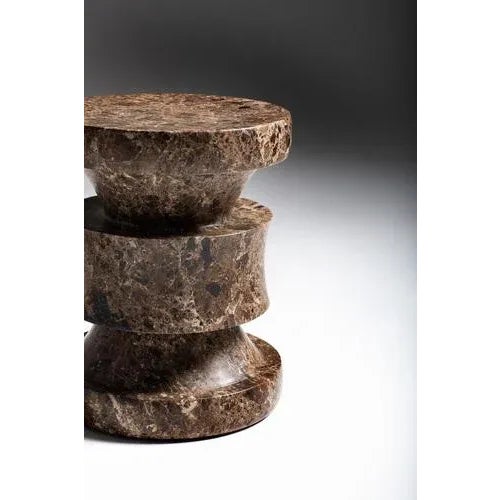 Barth Lacquered Stool by Le Berre Vevaud For Sale - Image 4 of 5