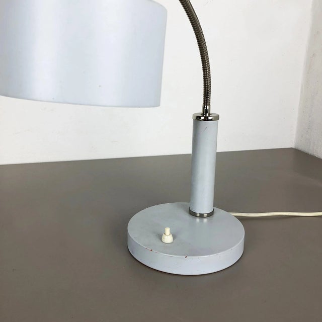 1960s German Modernist Metal Table Light attributed to SIS Lights, 1960s For Sale - Image 5 of 15