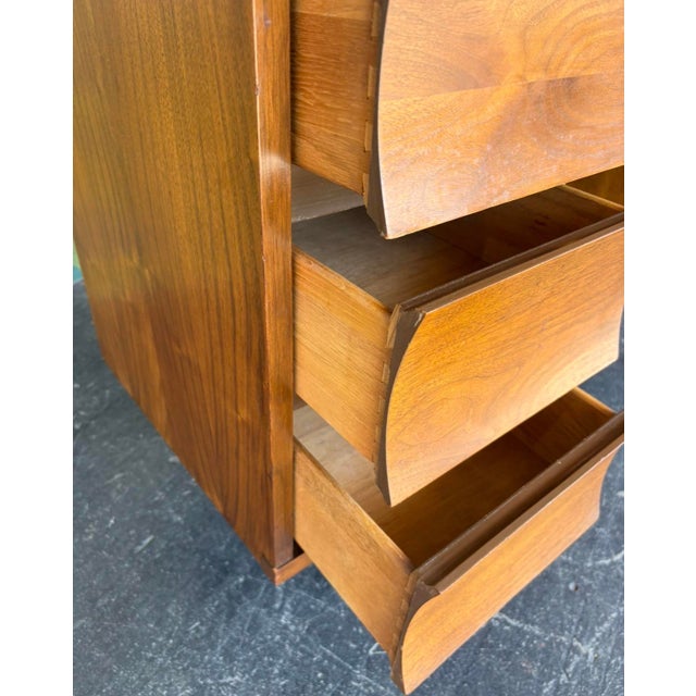 Wood Mid Century Johnson Carper Brentwood Desk For Sale - Image 7 of 10