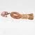 Pink Dominique Denaive Pearlized Rose-Brown Acrylic Clip Earrings For Sale - Image 8 of 8