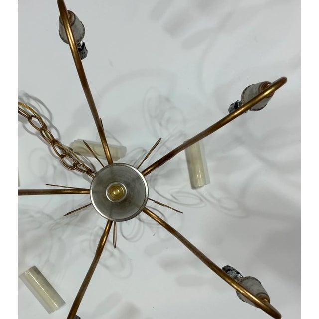 1980s 1980s Neoclassic Style Five Stems Chandelier For Sale - Image 5 of 9