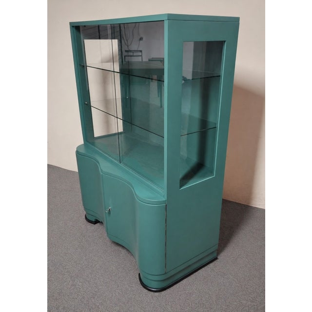 Vintage Art Deco Display Case, 1950s For Sale - Image 3 of 11