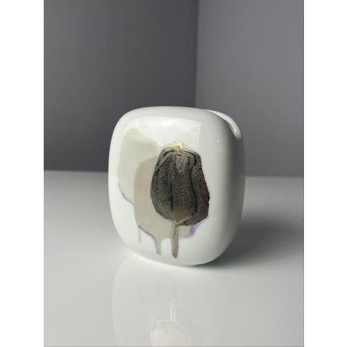 Mini Vase in White Silver by Rosenthal Studio Line For Sale - Image 10 of 10