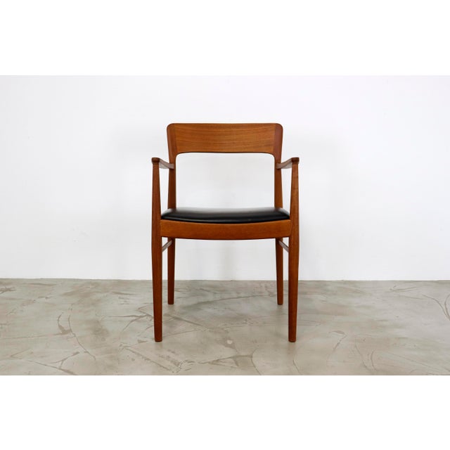 Vintage Teak Armchair by Henning Kjærnulf for Korup Stolefabrik, 1960s For Sale - Image 9 of 14