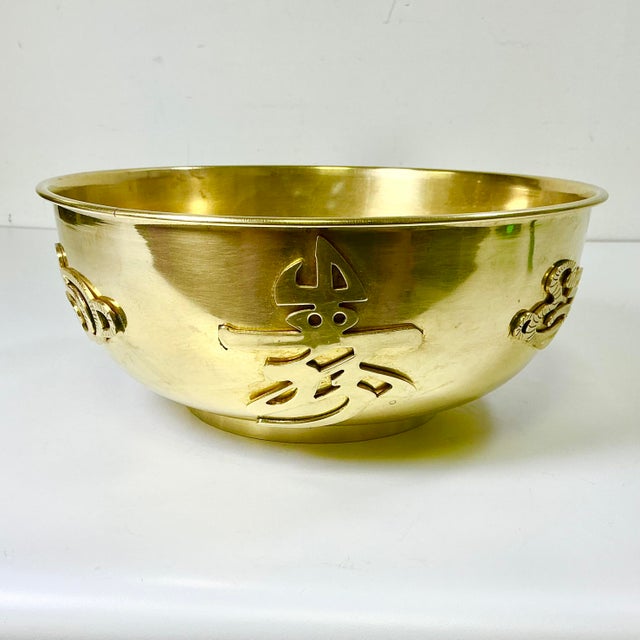 Vintage Home is pleased to offer this stunning Brass Chinoiserie Asian Decorative Bowl. We love statement pieces here at...
