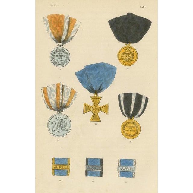 Black Prussian Medals, 1844, Paper For Sale - Image 8 of 8