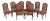 Set of 10 Auffray & Co French Style Cane Back Dining Chairs For Sale