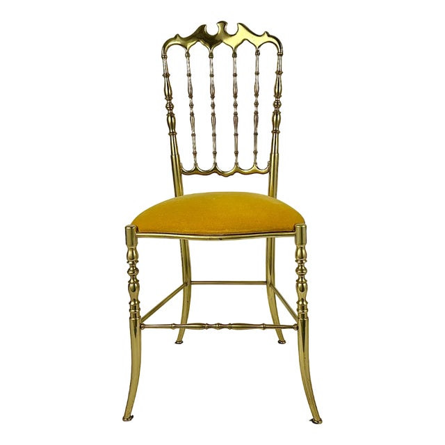 Antique Side Chair in Bronze For Sale