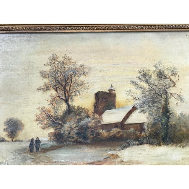 Reeves & Sons, Landscape Composition, 19th Century, Oil Painting on Canvas, Framed For Sale - Image 4 of 7