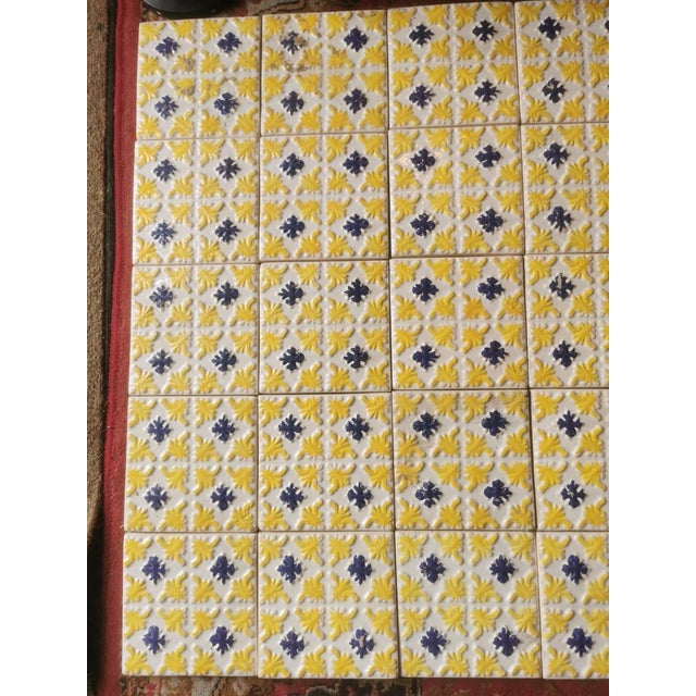 Portuguese Handmade Fifty Tile Panel For Sale - Image 16 of 18