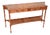 Large Antique Inlaid Yew Wood Console Table, 1930 For Sale