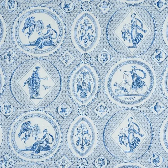 For a tongue-in-cheek take on antiquity, our in-house artists modernized an 18th-century Jean-Baptiste Huet pattern by...