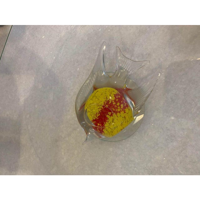 Blown Glass Angel Fish Platter For Sale In Tampa - Image 6 of 8