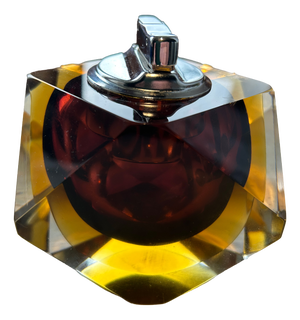 Murano Submerged Glass Table Lighter from Seguso Vetri Darte, 1960s