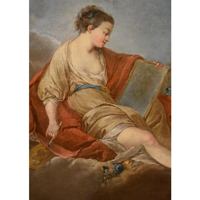 Pierre Charles Trémolières, Figure, 1730, Oil on Canvas For Sale - Image 7 of 14