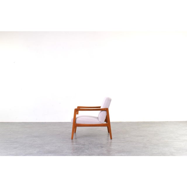 Alf Svensson Mid-Century Modern Teak Lounge Chair by Alf Svensson for Dux, 1960s For Sale - Image 4 of 12