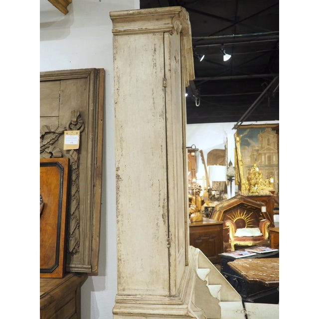 Gustavian (Swedish) Hand Painted and Lightly Scraped Swedish Gustavian Style Secretary For Sale - Image 3 of 18