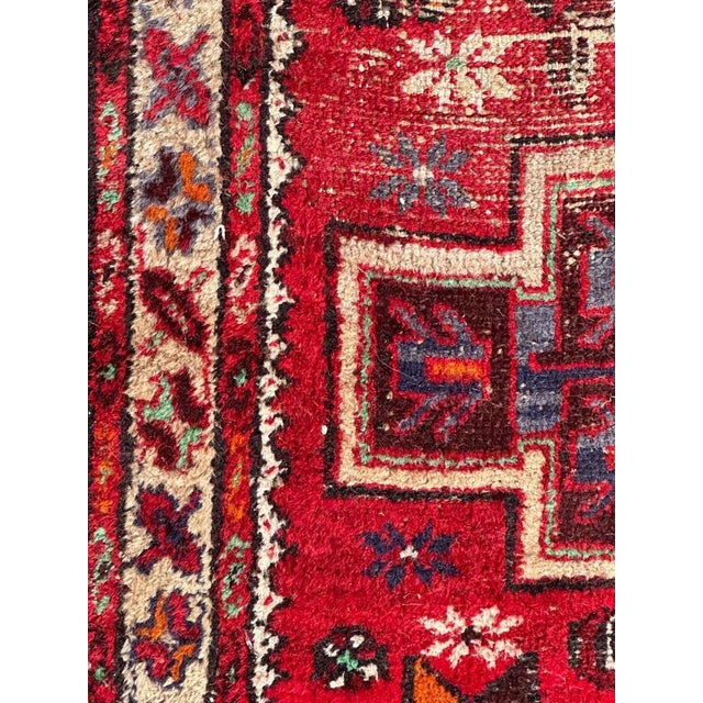 Vintage Distressed Rustic Hamadan Rug, 1950s For Sale - Image 15 of 18