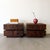 Mid-Century Modern Pair of Vintage Mid Century Modern Burlwood Nightstands 1970s For Sale - Image 3 of 10