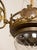 Vintage Art Nouveau Chandelier in Brass and Cut Glass, Italy, 1920s For Sale - Image 9 of 14