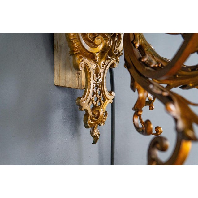 Vintage Bronze Wall Lamp For Sale - Image 11 of 18