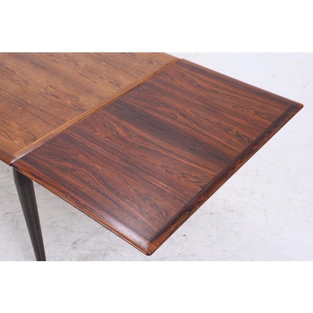 Mid-Century Rosewood Extendable Dining Table, 1960s For Sale - Image 11 of 15
