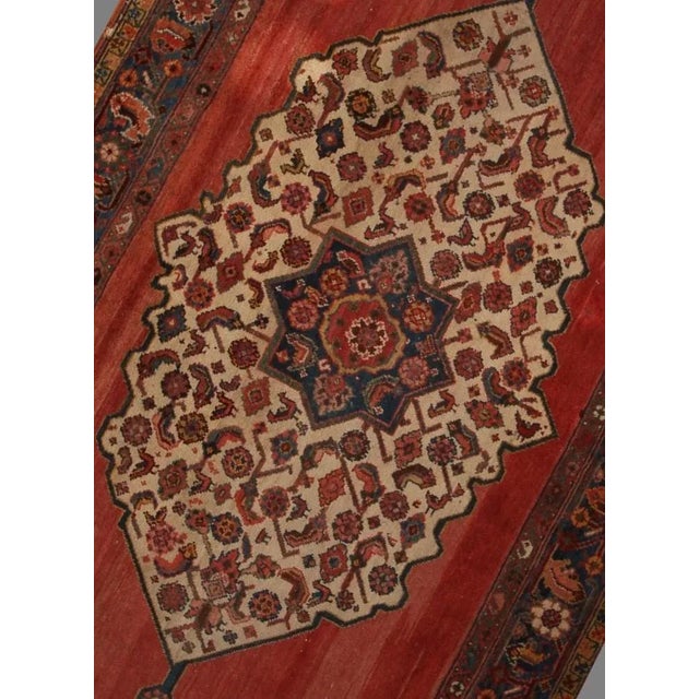 Contemporary Hand Knotted Antique Mahal Rug - 5'3" X 11'3" For Sale - Image 3 of 6
