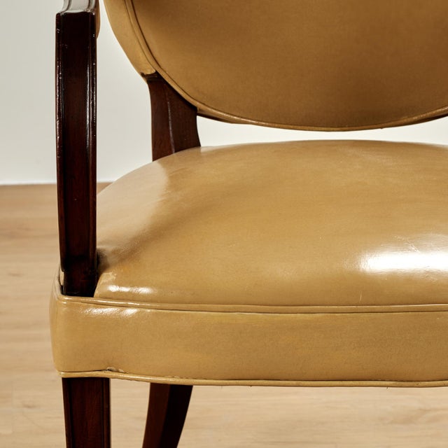 Brown Antique Set of Eight English Dining Chairs For Sale - Image 8 of 18