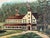 Folk Art 19th Century American Folk Art Adirondack or New England Resort Hotel Oil Painting For Sale - Image 3 of 8