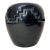 Antique Handmade Santa Clara Pueblo Native American Black Pottery Blackware Vase For Sale