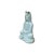 Embrace tranquility with this captivating Dehua Blanc de Chine porcelain statue depicting Guanyin, the Buddhist...