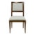 Ross Dining Side Chair, Mink Finish For Sale