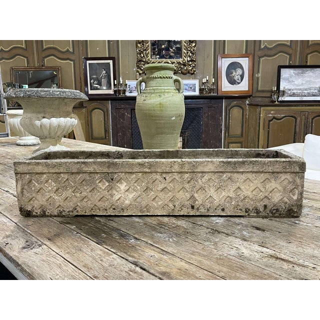 Vitnage Cement Planter, 1950s, in Good conditions. Designed 1950 to 1959