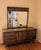 1960s 1960's Mid Century Modern Broyhill Brasilia Triple Dresser and Mirror For Sale - Image 5 of 14