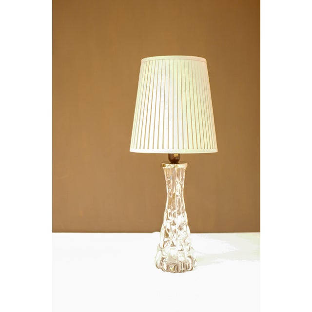 Orrefors Crystal Glass Table Lamp by Carl Fagerlund for Orrefors For Sale - Image 4 of 15