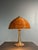 Mid-Century Modern Pencil Reed, Rattan, Bamboo and Brass Mushroom Table Lamp, 1970s For Sale - Image 15 of 17