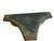 Gorgeous gilded wall shelf. Architectural corbel painted dark green and gilded. Ready to hang. Small repair has been...