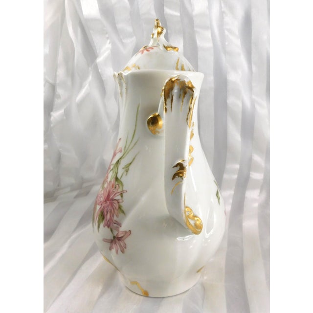 Ceramic Late 18th Century Dated Jean Pouyat Limoges Chocolate Pot Teapot For Sale - Image 7 of 15