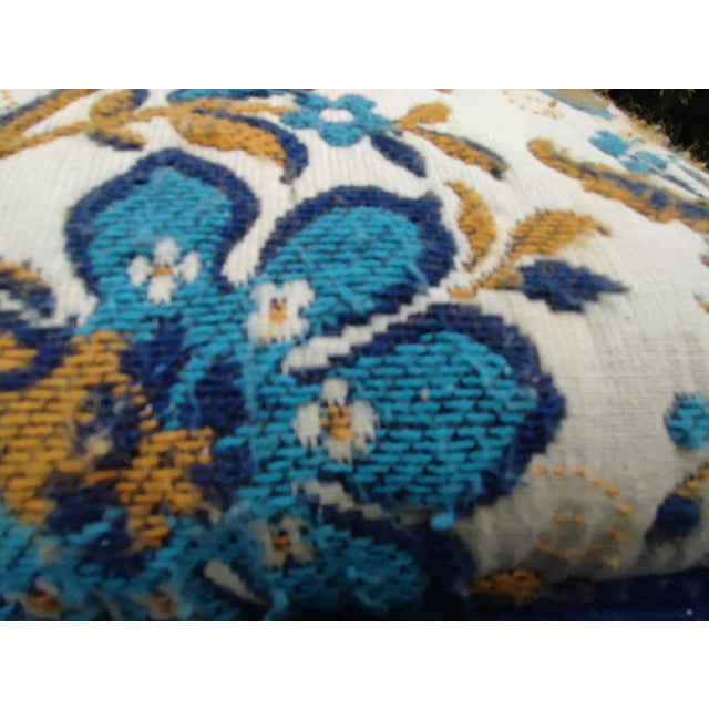 Art Deco Cushion Cover,pillow, 1940-1950s, dimensions width 46 cm, depth 46 cm, height 10 cm.