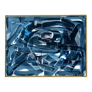 Abstract Expressionist Acrylic Painting, "Tango"